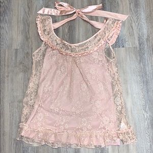 Lacey light pink Top 🌸💕
